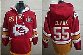 Chiefs 55 Frank Clark With 2020 Super Bowl LIV Red All Stitched Hooded Sweatshirt,baseball caps,new era cap wholesale,wholesale hats